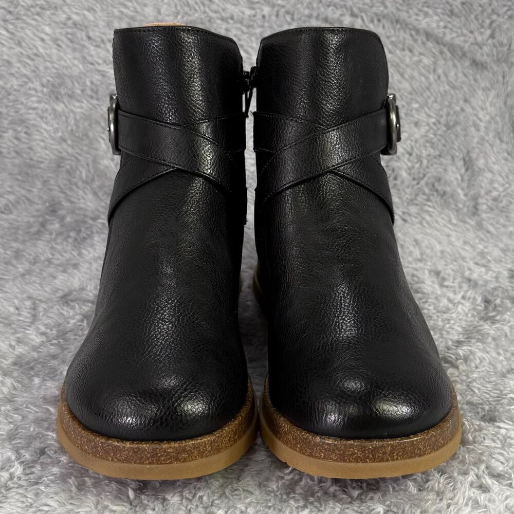 EuroSoft by Sofft Laelia Ankle Boot Women's 8 Black Vegan Leather Strappy Bootie - Picture 6 of 9
